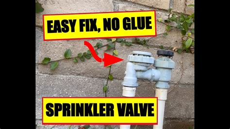 sprinkler valve leak|HOW TO: Fixing A Leaking Sprinkler Valve